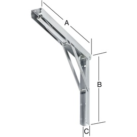 Vormann Multiline Klappträger verzinkt 40 x 27 cm