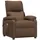 vidaXL Massagesessel Elektrisch Polyester 92 x 96,5 x 92 cm Braun mit Fernbedienung