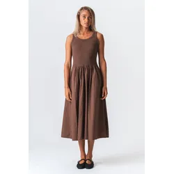 Hanna -Kleid - braun - TeeShoppen
