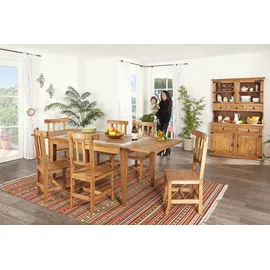 1a Direktimport Buffet Vitrine Landhausstil Pinie braun