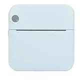 Mini-Taschendrucker, mini drucker, thermodrucker Kabelloser Thermodrucker, Mini-Drucker, Student, Blaues Etikettierger?t, Tragbarer Mini-Taschen-Thermodrucker f ̈1r Falsche Fragen, Notizen, Fotos