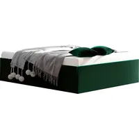 Westfalia Schlafkomfort Polsterbett "Amrum", grün (moosgrün), B:185cm L:205cm, Bezug