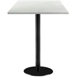Restootab Stehtisch Rome 60x60cm - Modell Marmor Paros
