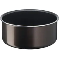 Tefal Ingenio Easy Plus Stielkasserolle 16 cm / 1,5 l, stapelbar, Antihaftbeschichtung, L1502802, Schwarz, Silber
