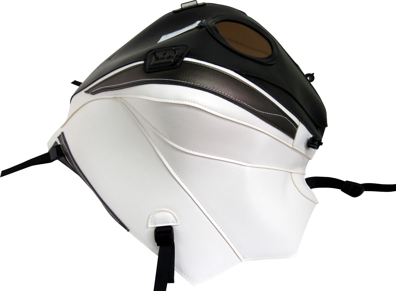 Bagster Honda VFR1200F, tankcover - Blanc/Noir/Bronze