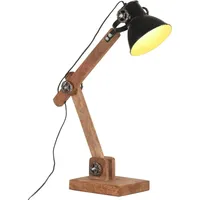 VidaXL Schreibtischlampe Industriestil Schwarz Rund 58x18x90 cm E27