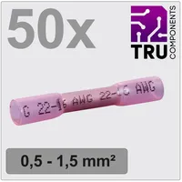 TRU Components TC-12888400 Stoßverbinder mit Schrumpfschlauch 0.5 mm2 1.5