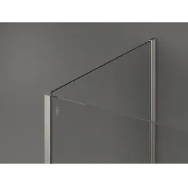 Mexen Duschrückwand transparent/silber