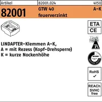Lindapter GT A KM 12 feuerverzinkt, kurz * S