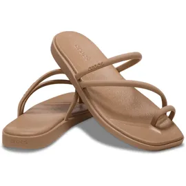 Crocs Herren Miami Toe Loop Sandal Sandalen, Milk Chocolate, 34/35 EU