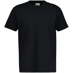GANT Herren T-Shirt - REG TONAL SHIELD T-SHIRT, Rundhals, Baumwolle, Stickerei Schwarz 5XL