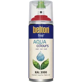 BELTON Wasserlack RAL 3000 feuerrot matt 400 ml