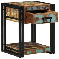 VidaXL Nachttisch 40x40x50 cm Massivholz Altholz