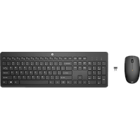 HP 230 Wireless Mouse and Keyboard Combo, Schwarz