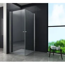 GD Duschkabine Spa Walk-In-Dusche 100 x 195 cm Gold Sicherheitsglas 3010