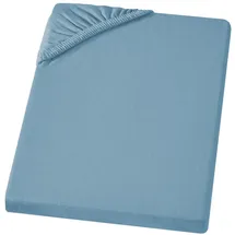 Carpe Sonno Spannbettlaken Jersey 90 x 200 - 100 x 220 cm blau