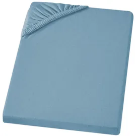 Carpe Sonno Spannbettlaken Jersey 90 x 200 - 100 x 220 cm blau