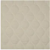 maDDma Stoff Steppstoff Quilt Double Gauze Stepper ab 0,5m wattiert beidseitig, creme beige