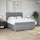 vidaXL Boxspringbett 180 x 200 cm Hellgrau