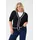 KAFFE CURVE KCmallie Strickjacke Beige/Schwarz M