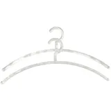 Trendline Kleiderbügel Bubbles Kunststoff transparent 2 Stück
