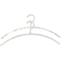 Trendline Kleiderbügel Bubbles Kunststoff transparent 2 Stück