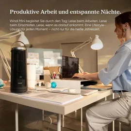Levoit Windi Mini 20 cm Tischventilator Schwarz