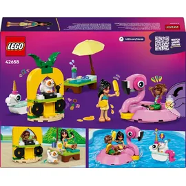 LEGO Friends Poolparty mit Einhorn und Flamingo 42658