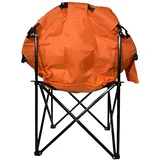 Hti-Living Campingstuhl Klappbarer Komfortsessel Orange
