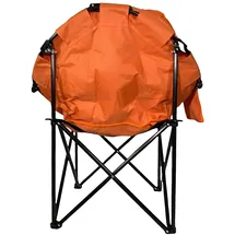 Hti-Living Campingstuhl Klappbarer Komfortsessel Orange