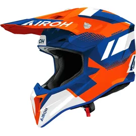 Airoh Wraaap Vision Orange/Blue/White L