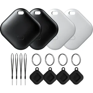 Forrlite GPS Tracker Android Smart Tag Android Air Android Tag Schlüsselfinder GPS-Tracker (IP67 Android Tracker Bluetooth KeyFinder für Koffer/Gepäck/Brieftasche) schwarz