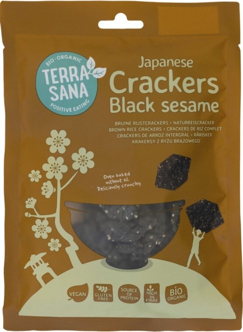 Terrasana Reiscräcker mit schwarzem Sesam bio