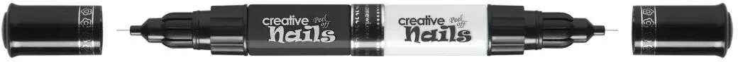 Amewi 303000 Nail-Art-Stift Schwarz, Weiß
