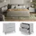 Vicco Nachtschrank Eliza 66 x 36 x 60 cm Grau