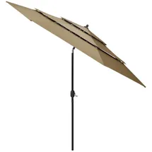 vidaXL Gene Ø 300 cm Taupe