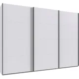 WIMEX Schiebetürenschrank Mugano 313 x 236 x 65 cm Schwarz/Weiß