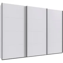 WIMEX Schiebetürenschrank Mugano 313 x 236 x 65 cm Schwarz/Weiß