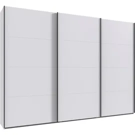 WIMEX Schiebetürenschrank Mugano 313 x 236 x 65 cm Schwarz/Weiß