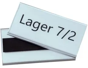 Eichner Magnetische Etikettenhalter aus PVC 80 x 100 mm