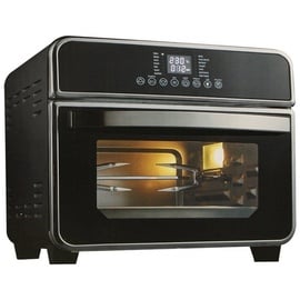 DESKI Hot Kitchen Design Ofen Heißluft Fritteuse 15 Liter schwarz 1600 Watt 3in1 Multifunktion