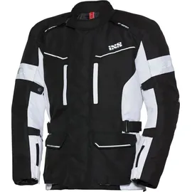 IXS Tour Evans-ST Motorrad Textiljacke Schwarz/Weiß XS
