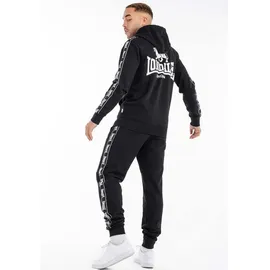 Lonsdale Bigton Reißverschlusspullover Herren Schwarz/Weiß XL