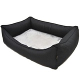 Orthopädisches Hundebett Noah Plus eckig L 120 x B 90 x H 33 cm schwarz