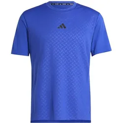 ADIDAS Herren Shirt Power Workout, SELUBL/BLACK, L