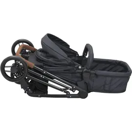vidaXL Ifigania 2-in-1 Grau/Schwarz