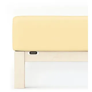 schlafgut Easy Jersey 120 x 200 - 130 x 220 cm yellow mid