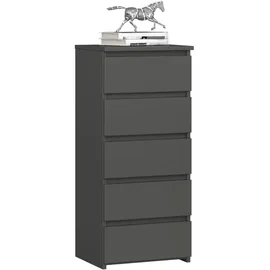 Akord Kommode Akord CL5 40 x 92 x 35 cm Graphitgrau