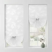 Sekey Plissee 40 x 130 cm weiß