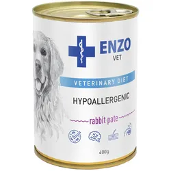 ENZO VET Hypoallergenes Futter mit Kaninchen für Hunde 400g